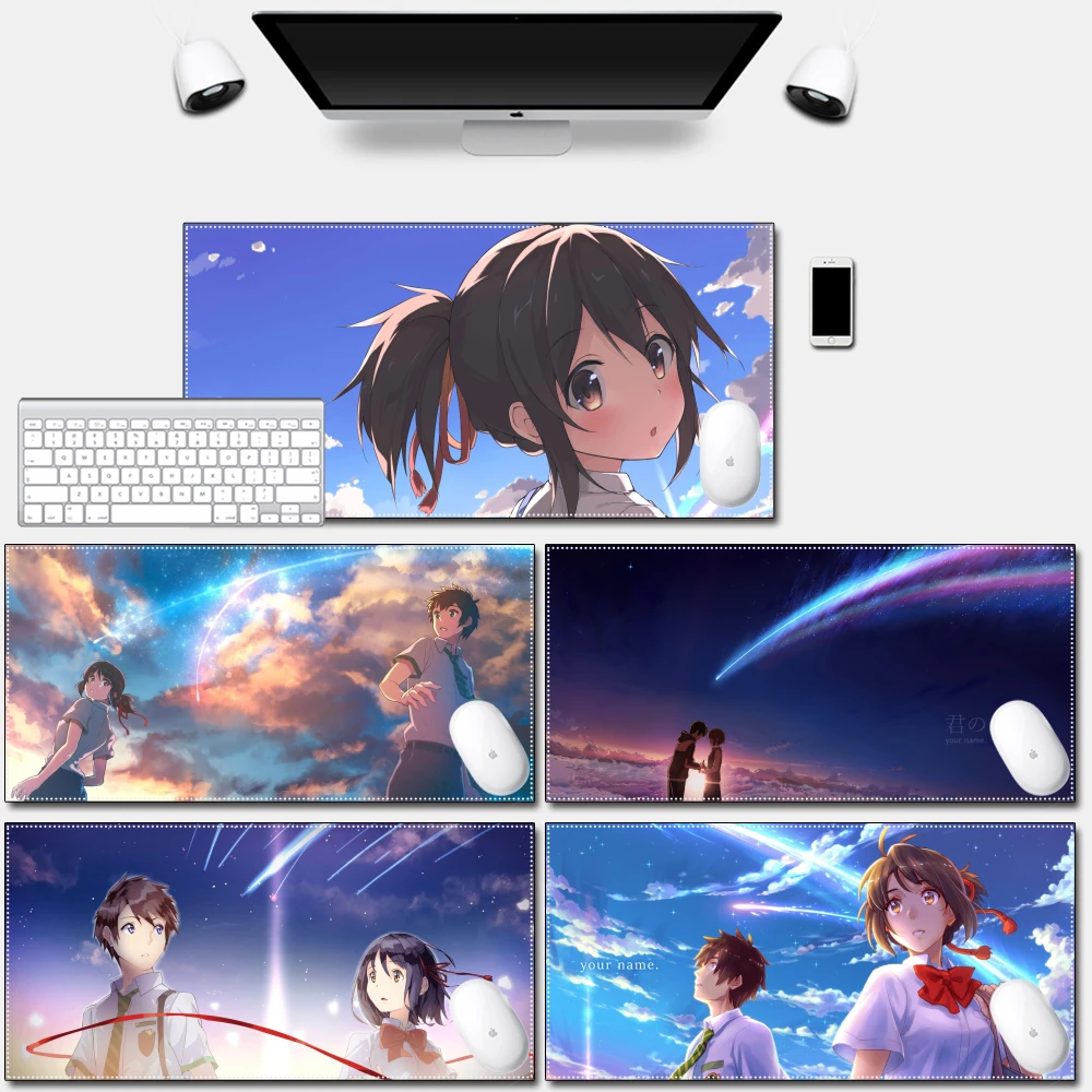 

Super Large PC Mousepad Gamer Gaming Mouse Pads Your Name Anime mousepad company