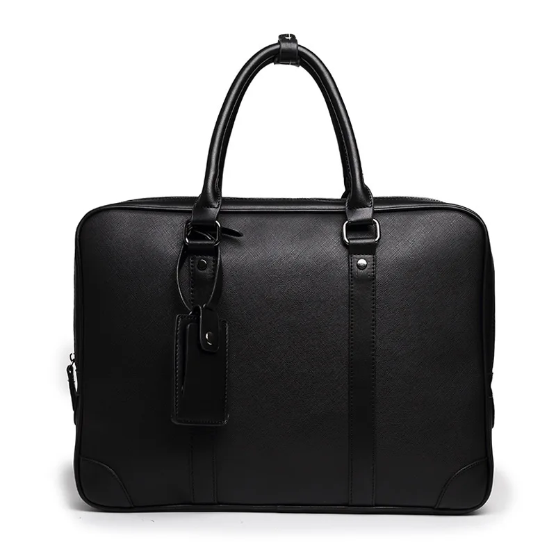 Leather Handbag for Men Real Leather Briefcase Male Business Travel Laptop Bag Men's Messenger Shoulder Bag