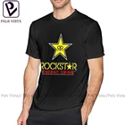 Футболка с надписью Energy Drink, футболка с изображением рок-звезд и энергетических напитков, базовая футболка из 100 хлопка, Мужская футболка с коротким рукавом