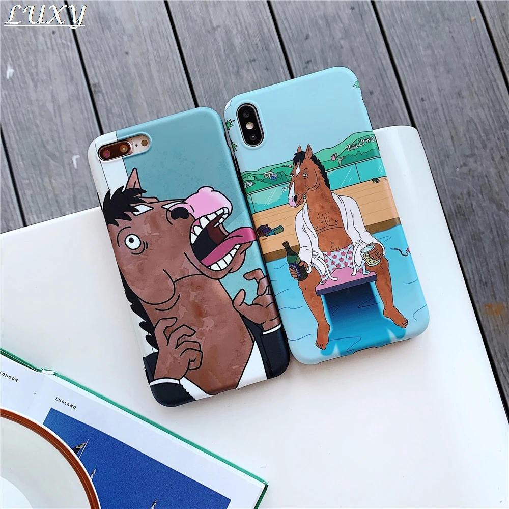 Fuuny BoJack Horseman Американский мультфильм чехол для телефона Apple iPhone 11 Pro Max Xr X XS 7 8 6 S Plus