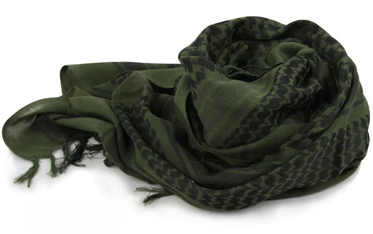 

Military Muslem Headscarf Arab Tactical Scarf Cotton Warm Neck Scarf