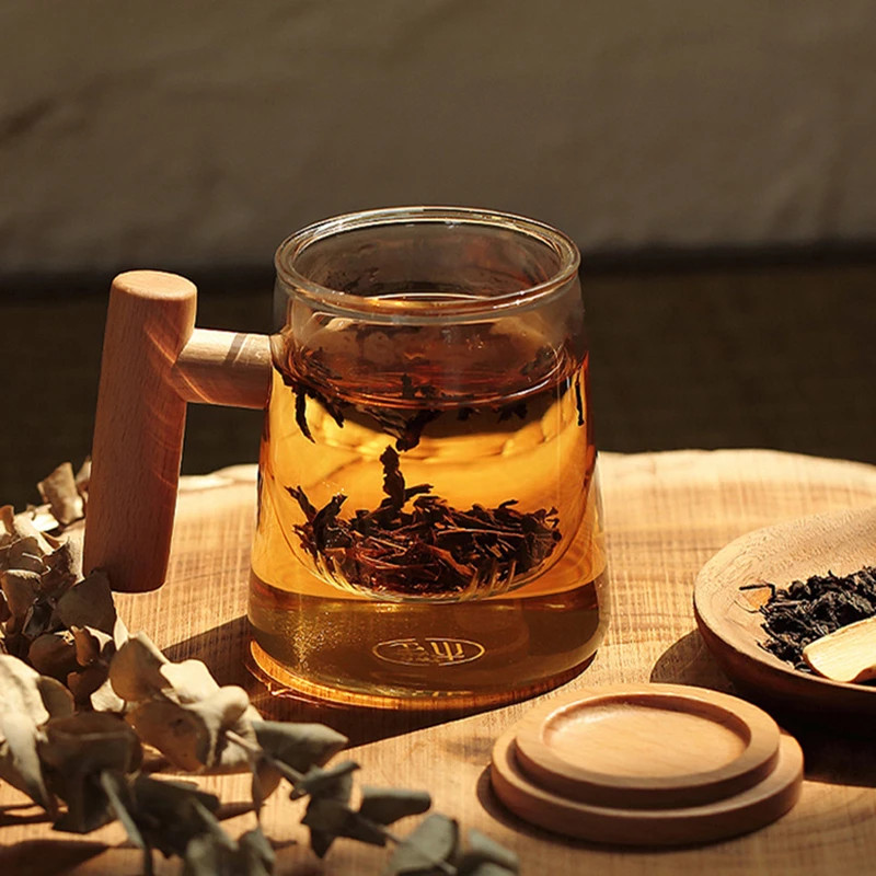 300 мл креативное боросиликатное стекло Настой кружек прозрачная чайная чашка с