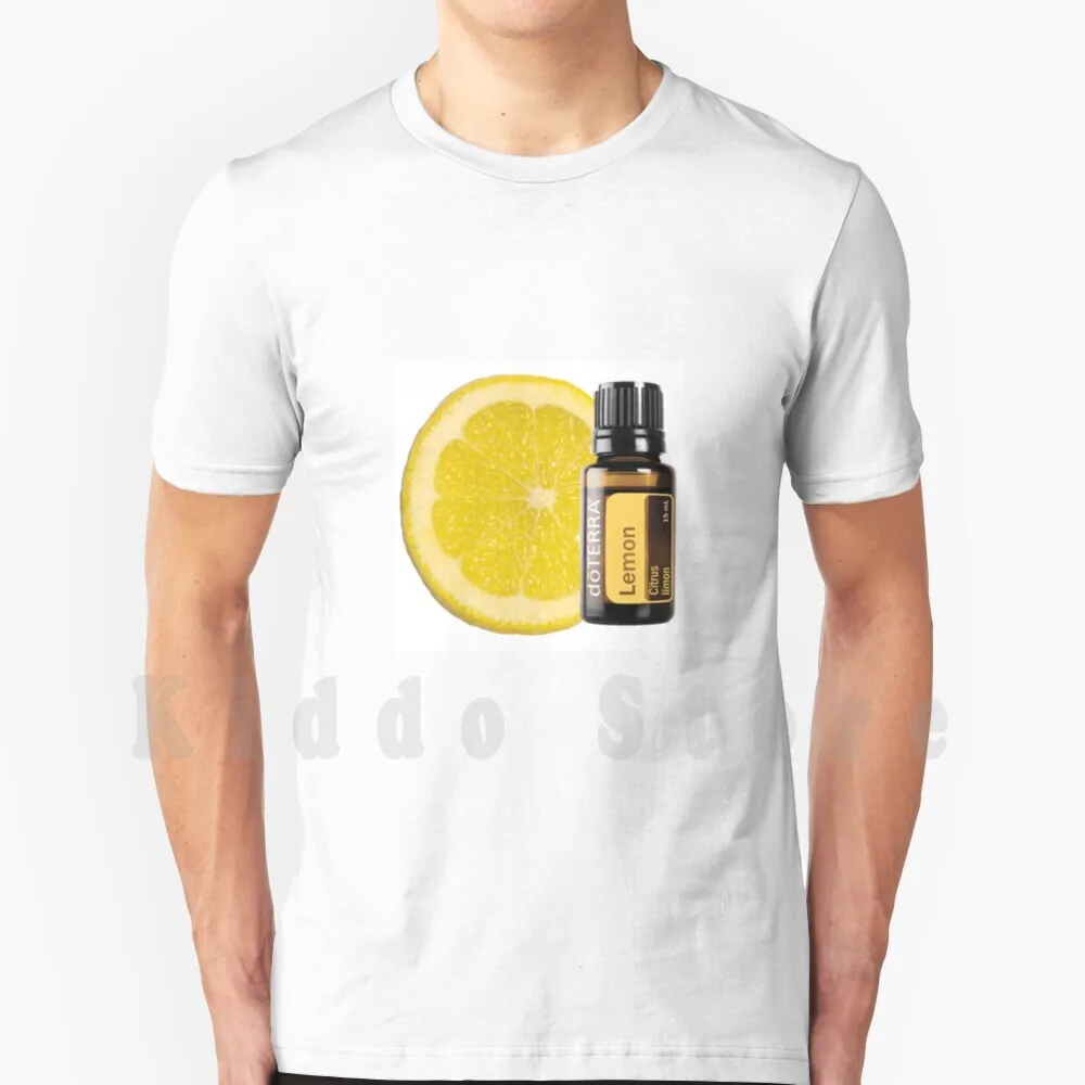 

Футболка Lemon Doterra мужская с принтом, хлопок, крутая, Doterra