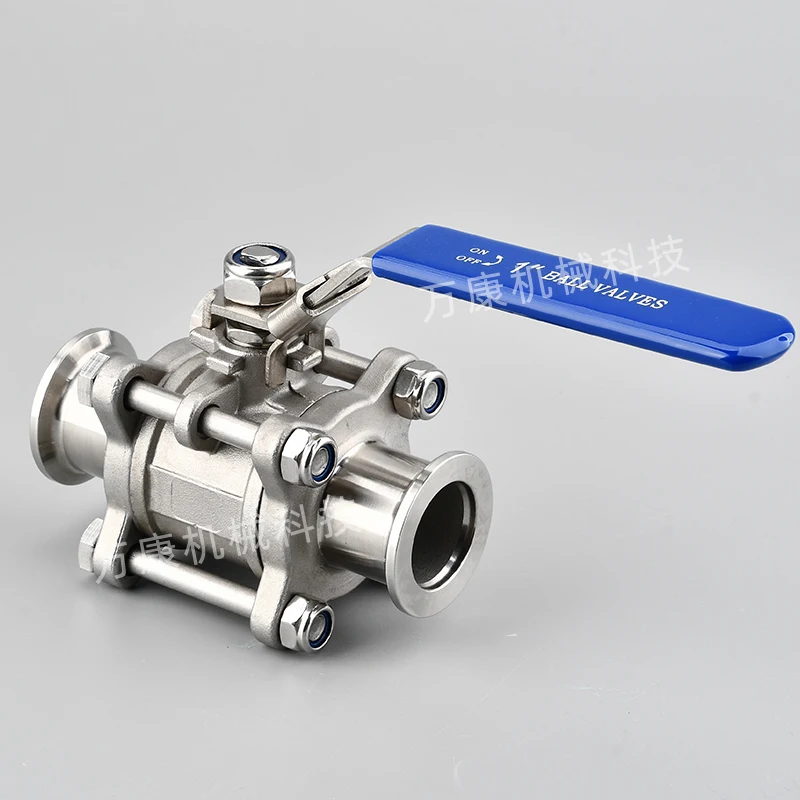 Шаровой кран KF Kf16 25 40 50 ручной клапан зажимного патрона из нержавеющей стали 304