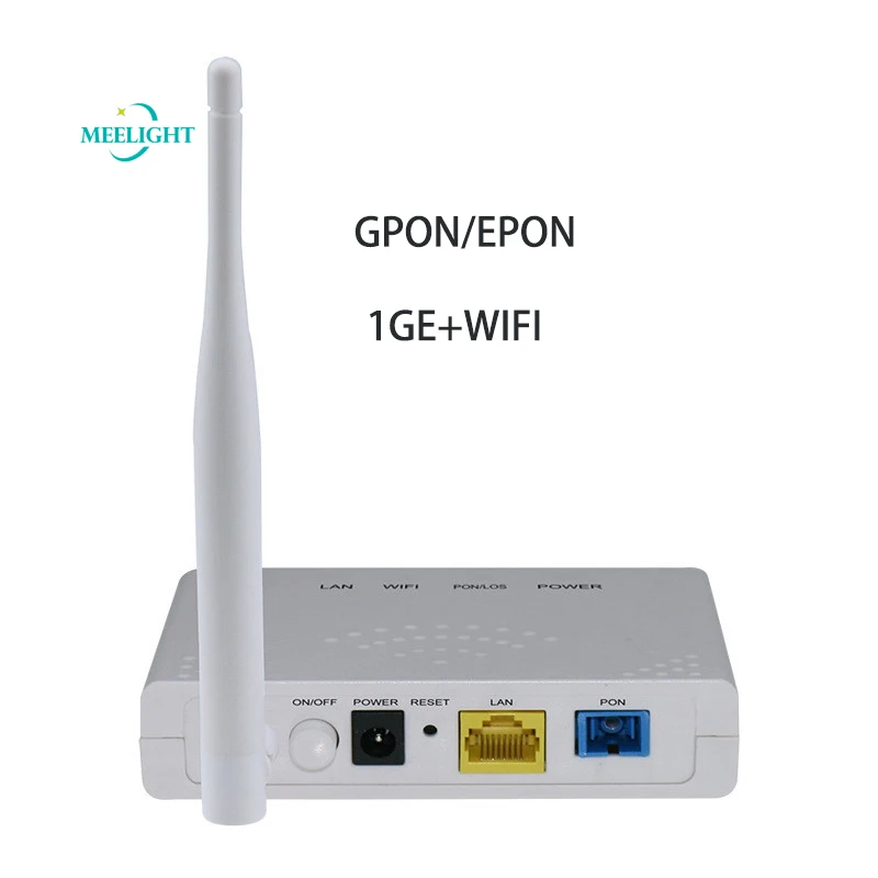 2021 Новый XPON ONU 1GE WIFI Gigalight терминальное устройство маршрутизатор Английский веб FTTH
