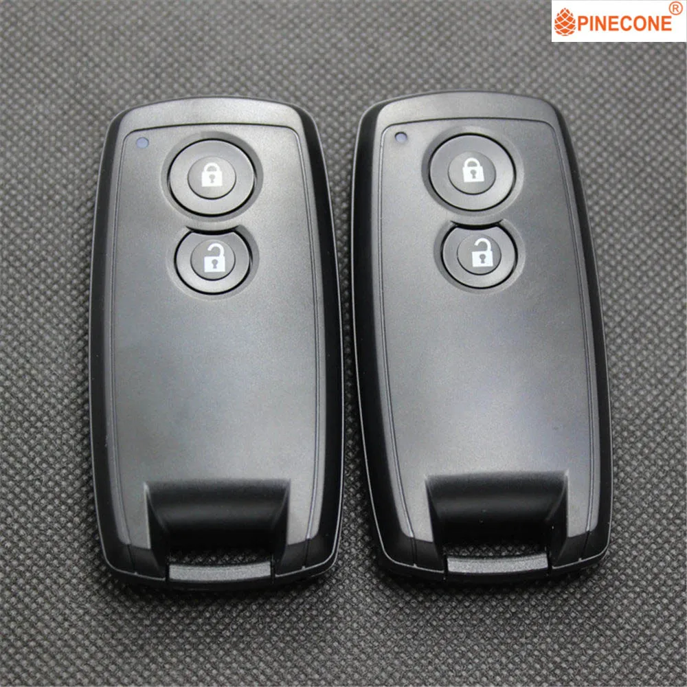 PINECONE Брелок чехол для SUZUKI SX4 XL7 GRAND VITARA SWIFT Key 2 кнопки Uncut Blade Ремонт Замена дистанционного ключа автомобиля оболочки