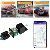 gsm black gps tracker for car abs tracking locator remote control anti theft device smart rastreador gps locator waterproof