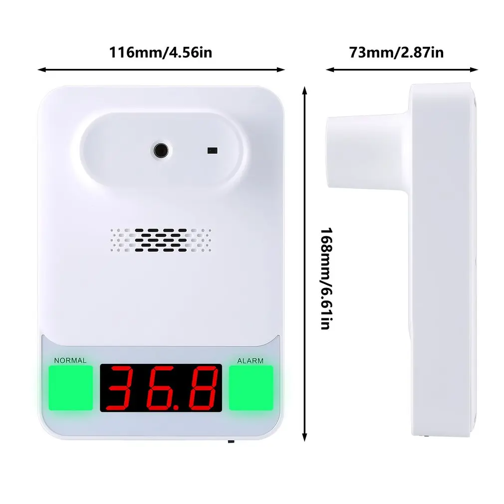 Бесконтактный инфракрасный термометр настенный высокоточный настольный