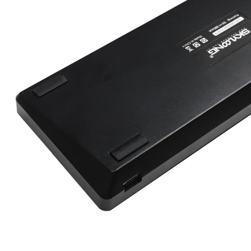 Black White SK61 Type-C Gateron optical switches Dye Sub Keycaps RGB backlight Mechanical Keyboard | Keyboards