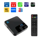 ТВ-приставка Android 10 H6 6K 3D видео H.265 медиаплеер 2,4G 5 ГГц Wifi Bluetooth 2 ГБ 16 ГБ 4 ГБ 32 ГБ 64 Гб ТВ-приставка