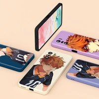 haikyuu hinata anime for redmi k40 gaming 8a pro k30 k30s k30i 10x 9 9c 9a 9i 9t 8 7 liquid silicone soft cover phone case