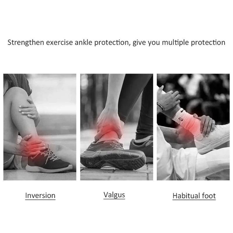 

1pc Unisex Ankle Support Breathable Adjustable Anti-slip Foot Heel Cover Protective Wrap Fitness Sports Protector