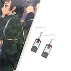 Аниме Серьги Висячие брелок ожерелье Kimetsu No Yaiba Kamado Tanjirou клинок рассекающего демонов косплей реквизит костюм