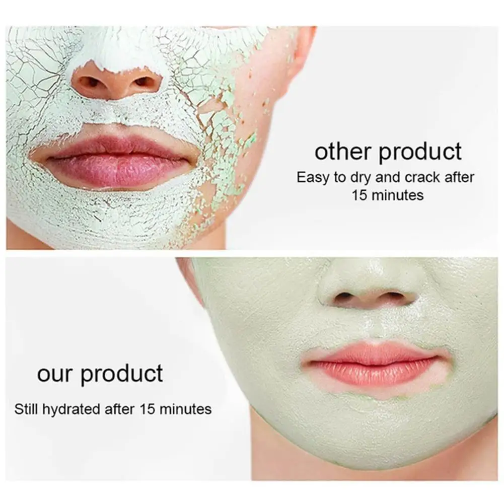 

40g Girl Green Tea Mask Deep Cleaning Mud Mask Stick Clay Masks Purifying Anti-Acne Control Oil Stick Eggplant Mask D7S1