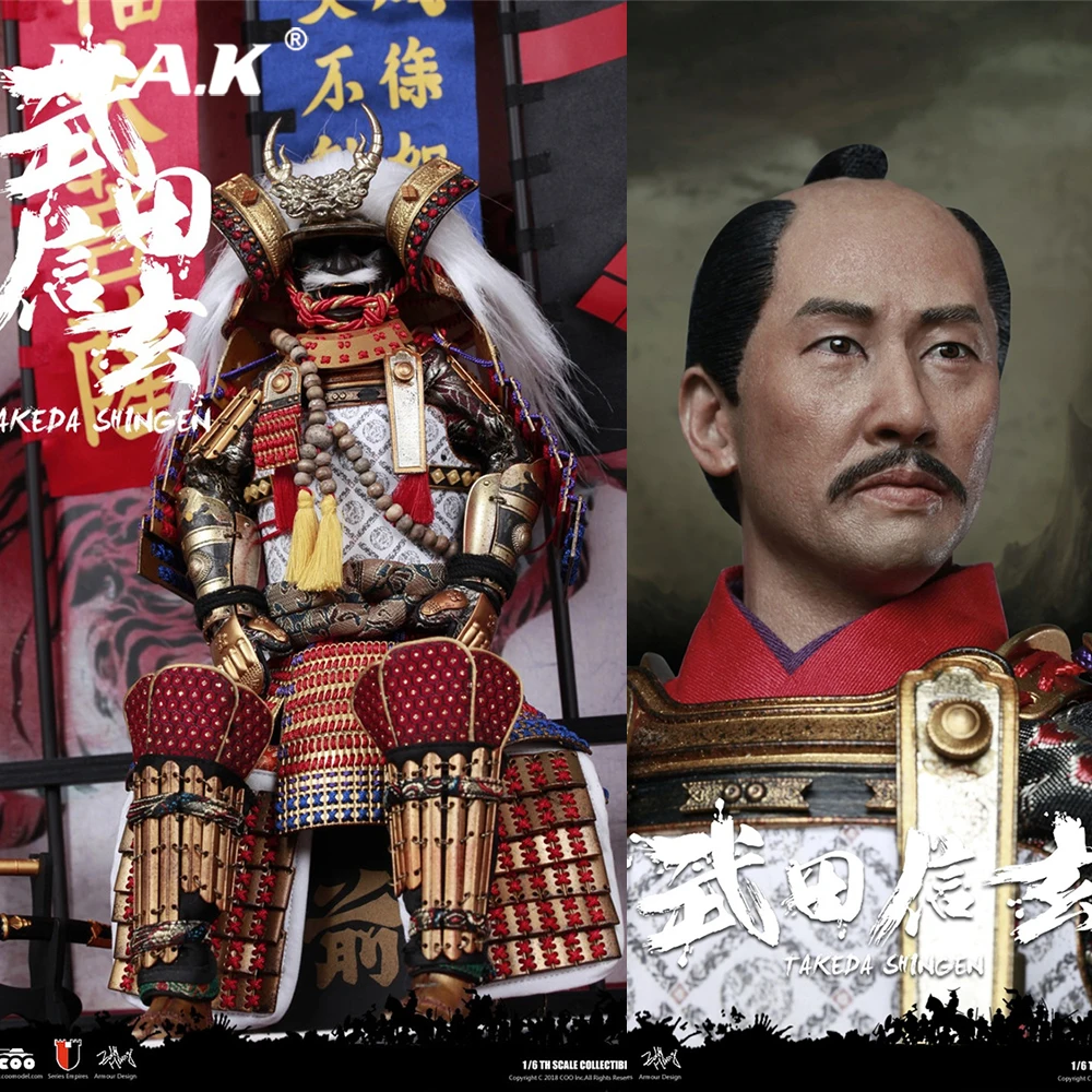 Beste Collectible SE039 1/6 Schaal Legering Diecast Takeda Shingen Strijdende Staten Periode Japanse Samurai Soldier Volledige Set Action Figure