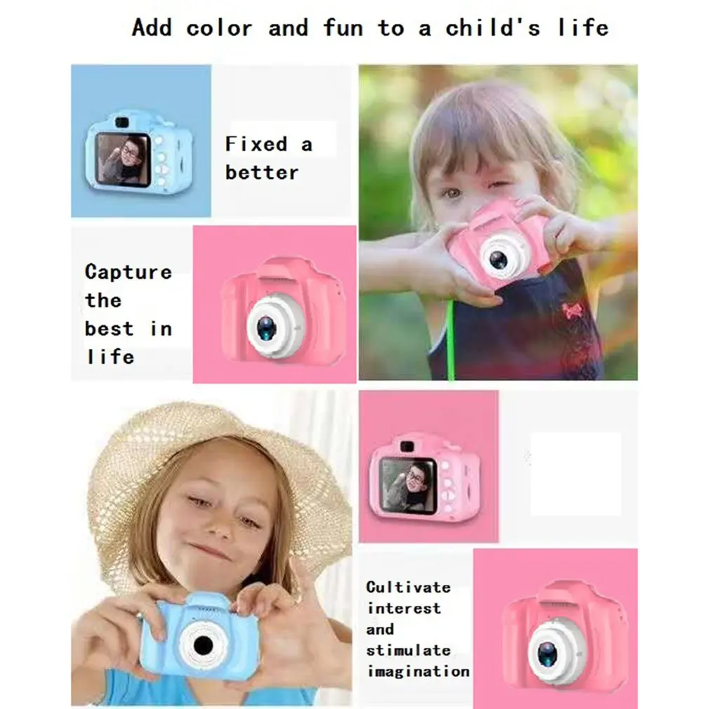 

X2 Mini Digital Camera for Child Photo Video Cameras Recording Camcorders for Children Kids Baby Gifts Educational Toys Birthday