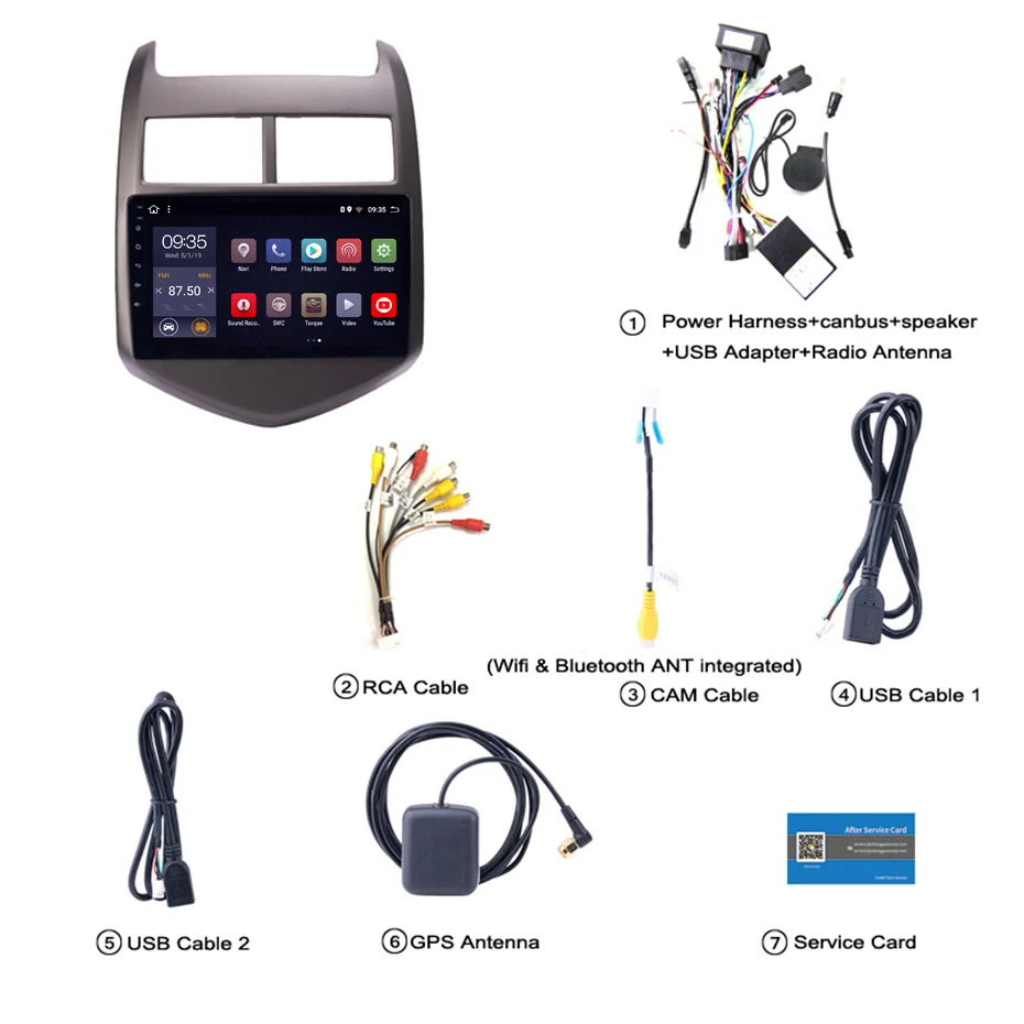 Мультисенсорный сенсорный экран 2.5D IPS HD 9 дюймов Android 8 1 2 Гб ОЗУ 32 ПЗУ NAVI для Chevrolet