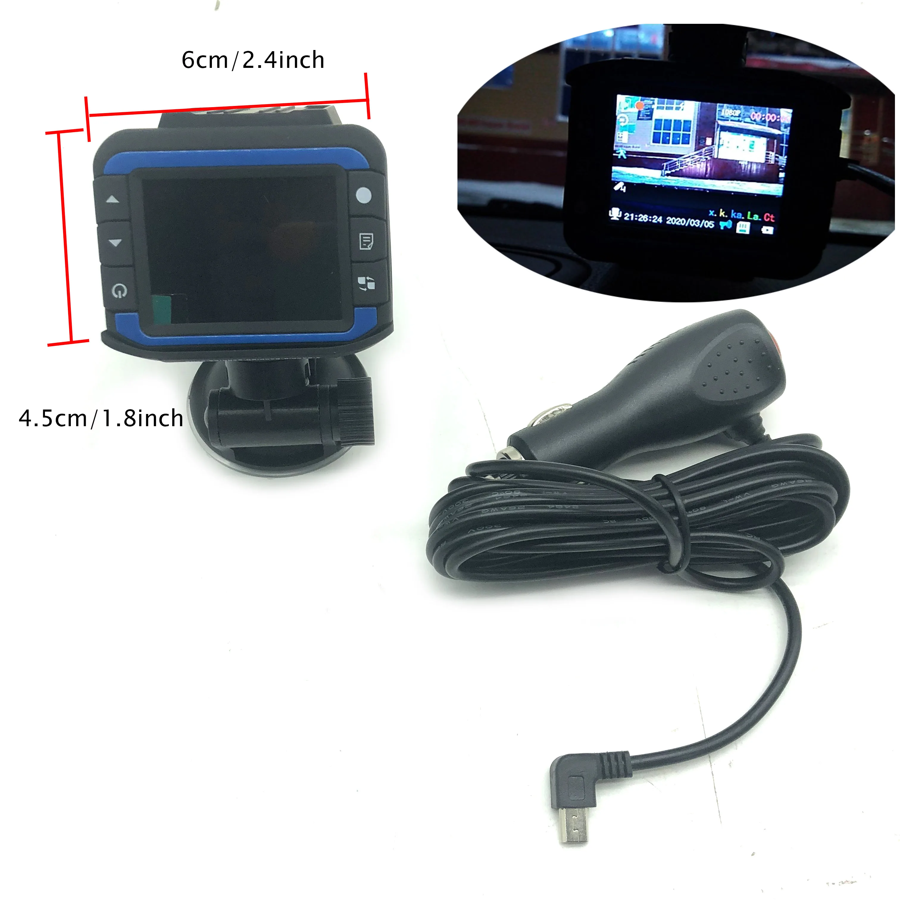 Автомобильный радар-детектор 720P DVR рекордер детектор скорости русский голосовой