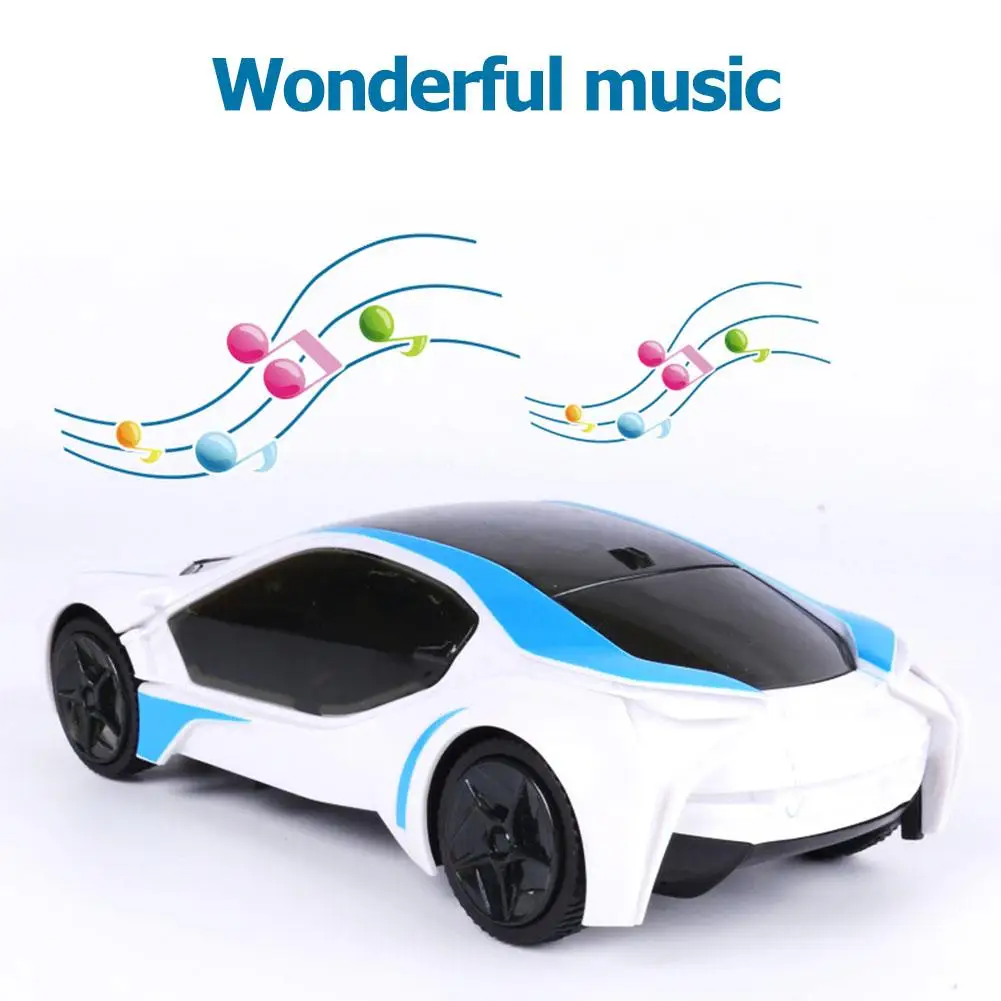 

3D Universal Electric Car Toy LED Flashing Light Music Singing Sound Kids Children Gift Toy Singing Sound Kids Car