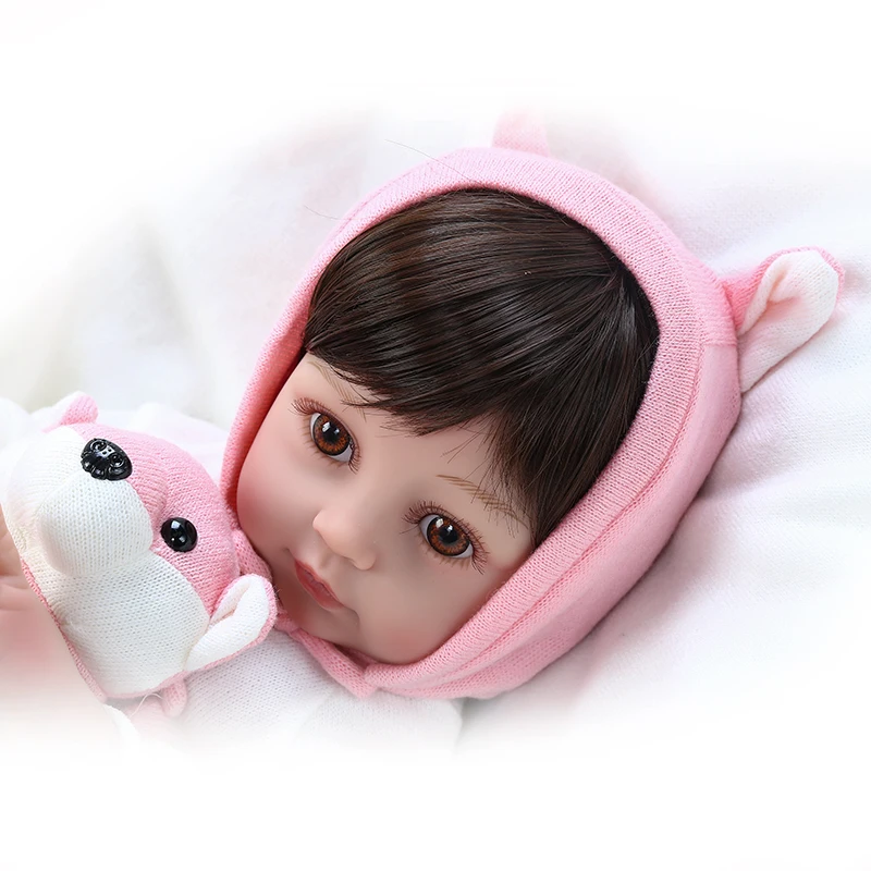 48 см Цельный Мягкий силиконовый реалистичный гибкий reborn baby doll Премиум Размер Очаровательная Милая кукла рождественский подарок