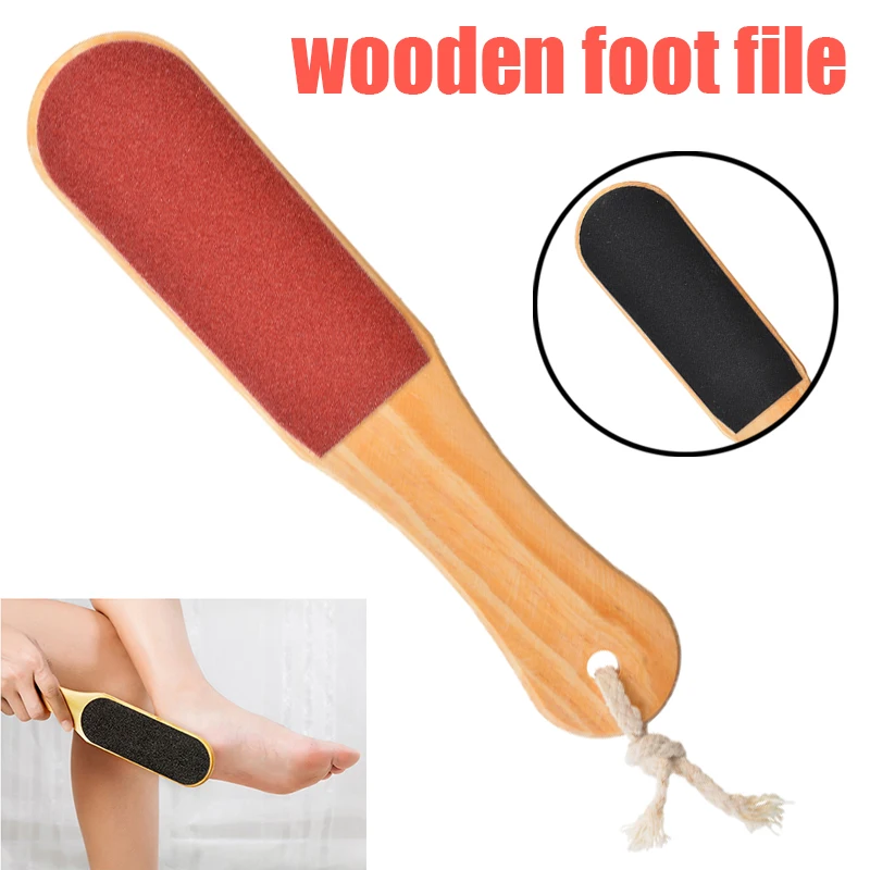 

Пилки для педикюра двухсторонние деревянные, рашпили для ухода за ногами, 1 шт.