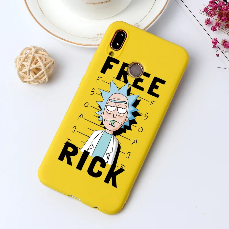 Khu-0rfree Матовый чехол из ТПУ с забавным рисунком Рика и Морти для Xiaomi mi 9T Pro A1 A2 6X5X8 Lite 9 SE Red mi K20 7A S2 Note 7 Pro Fundas - Цвет: Khu-0rfree