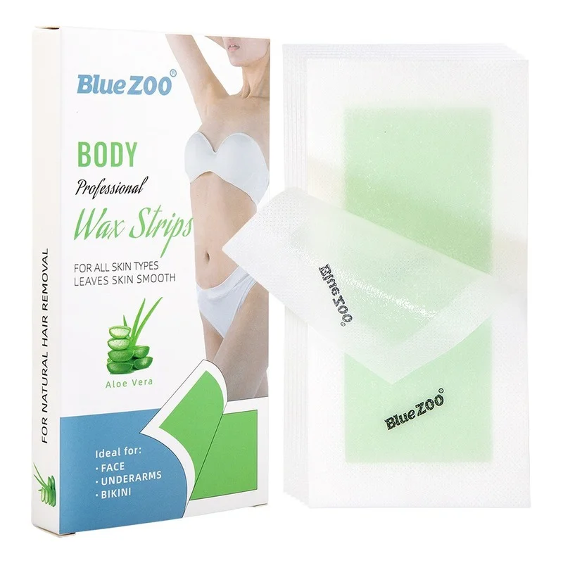 

10pcs/box hair removal tool body depilation wax paper disposable leg depilation clean honey stick double-sided non-woven fabric