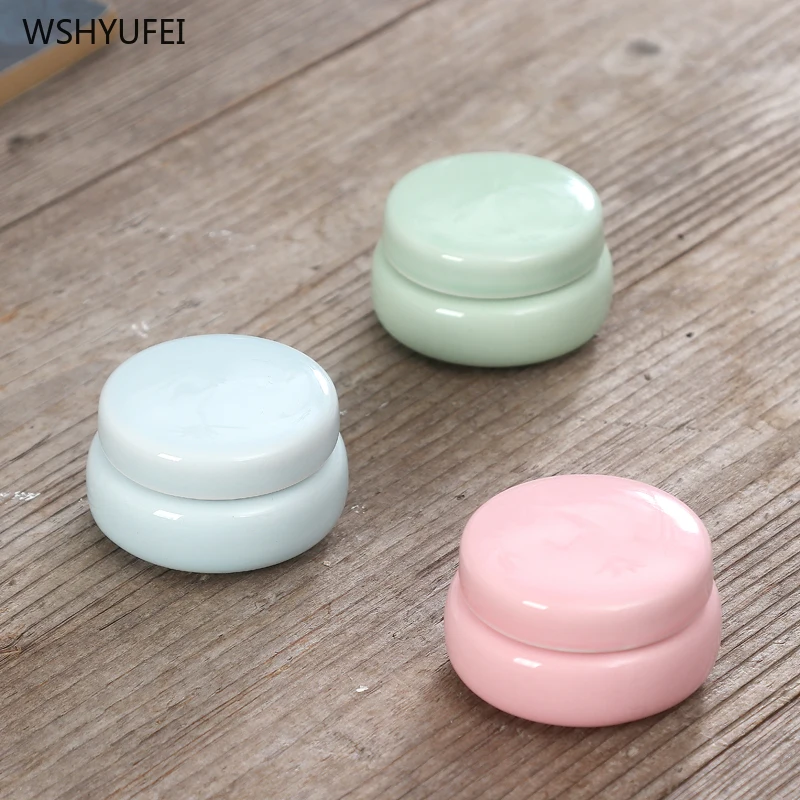 Мини Изящный чехол с Селадон чайные банки косметика Помада rouge средство для