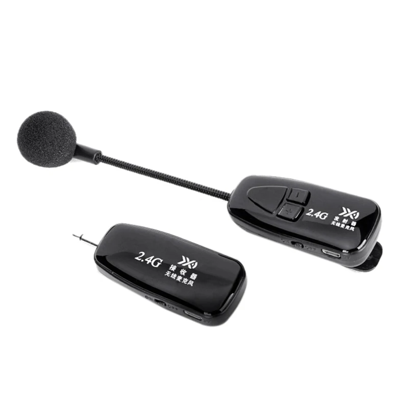 

2.4G Wireless Tie Clip Microphone Lavalier Lapel MIC Mobile Phone Wireless Microphone Erhu Pickup MIC