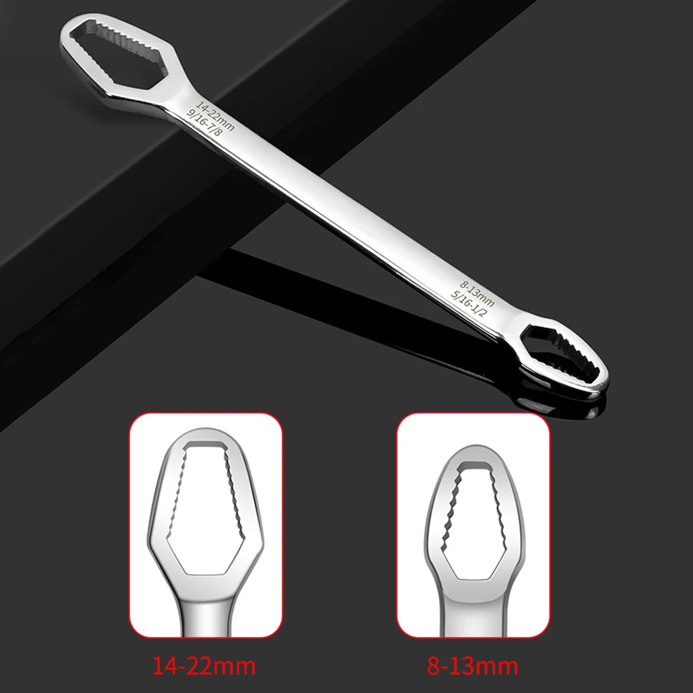 

Universal Torx Wrench Adjustable Glasses Wrench 8-22mm Ratchet Spanner for Bicycle Motorcycle Car Repairing Tools