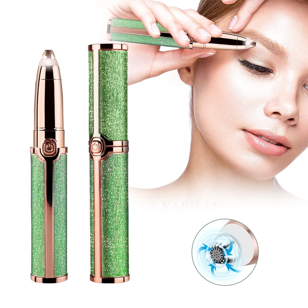 

Eyebrow Trimmer Pen Makeup Facial Epilator Painless Portable Women's Shaver Electric Razor Body Hair Removal for Women
