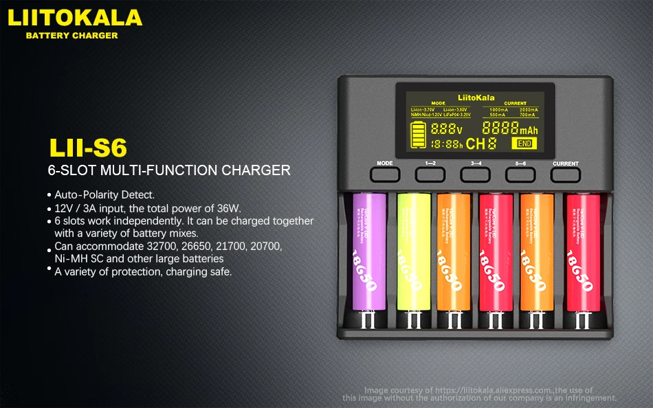 Liitokala Lii-402 Lii-202 100 18650 зарядное устройство 1,2 в 3,7 в 3,2 в 3,85 В AA/AAA 26650 10440 16340 NiMH литиевая батарея умное зарядное устройство