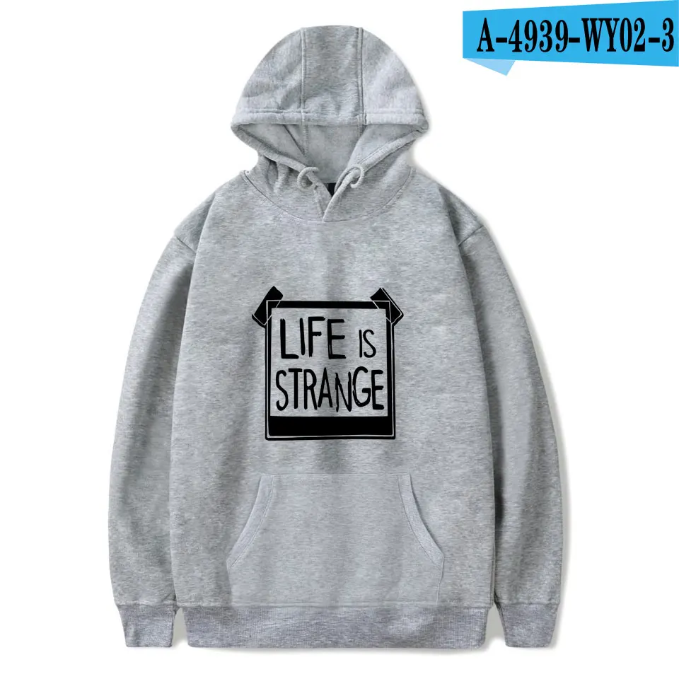Life is странные худи мужские/женские толстовки повседневные толстовки хлопок осень/весна жизнь странная Толстовка Толстовки - Цвет: gray