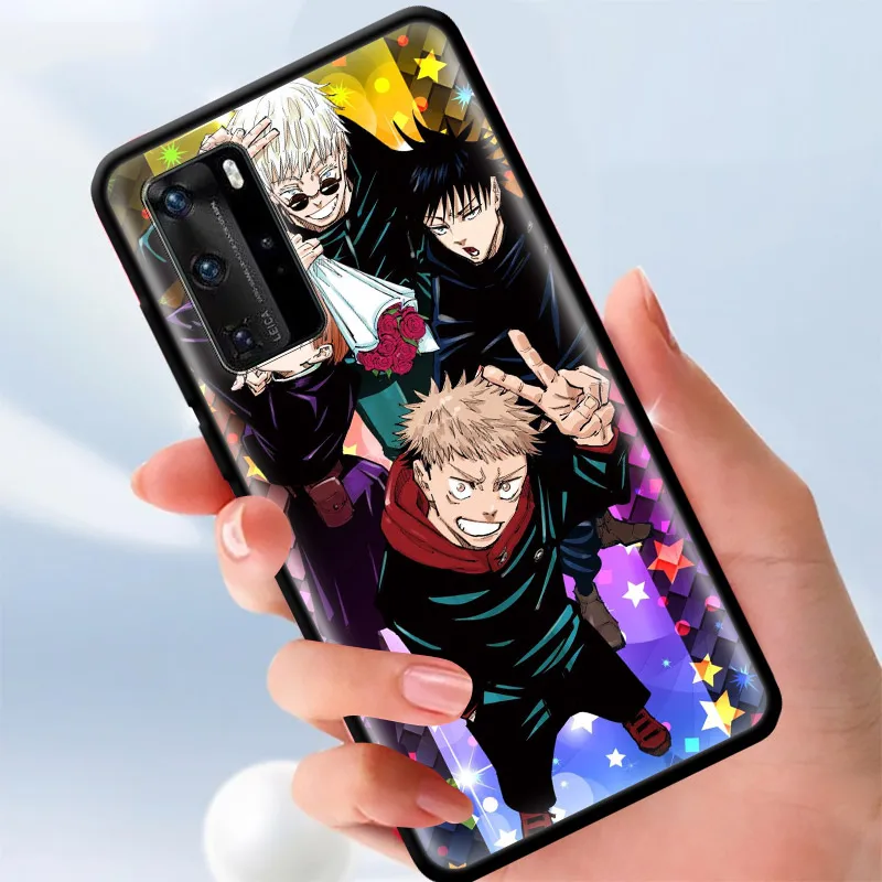 

Shell For HUAWEI Mate 40 20 10 Pro Plus Lite RS Jujutsu Kaisen Case for Huawei P40 P30 P20 P10 Pro Plus Lite E Cover Coque TPU