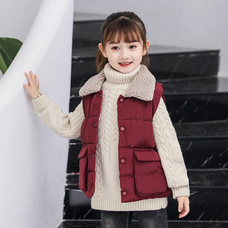 

winter Fall boys girls children's clothing coats vest for a kids boys girls baby clothes outfits outerwear warm vest jackets