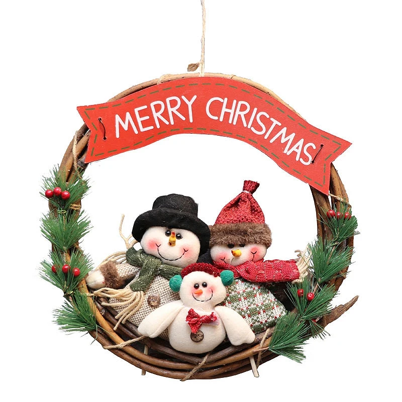 

Christmas Wreath for Front Door Wreaths Christmas Decorations Seasonal Home Decor for New Year Front Door Ornaments