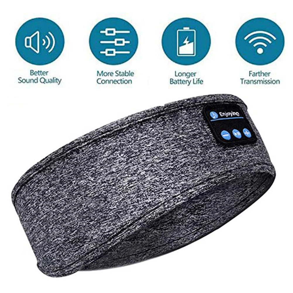 

Wireless Bluetooth Music Headband Sleeping Headwear Headphone Sports Running Elastic Earphone Headbands Speaker Sleep Headset