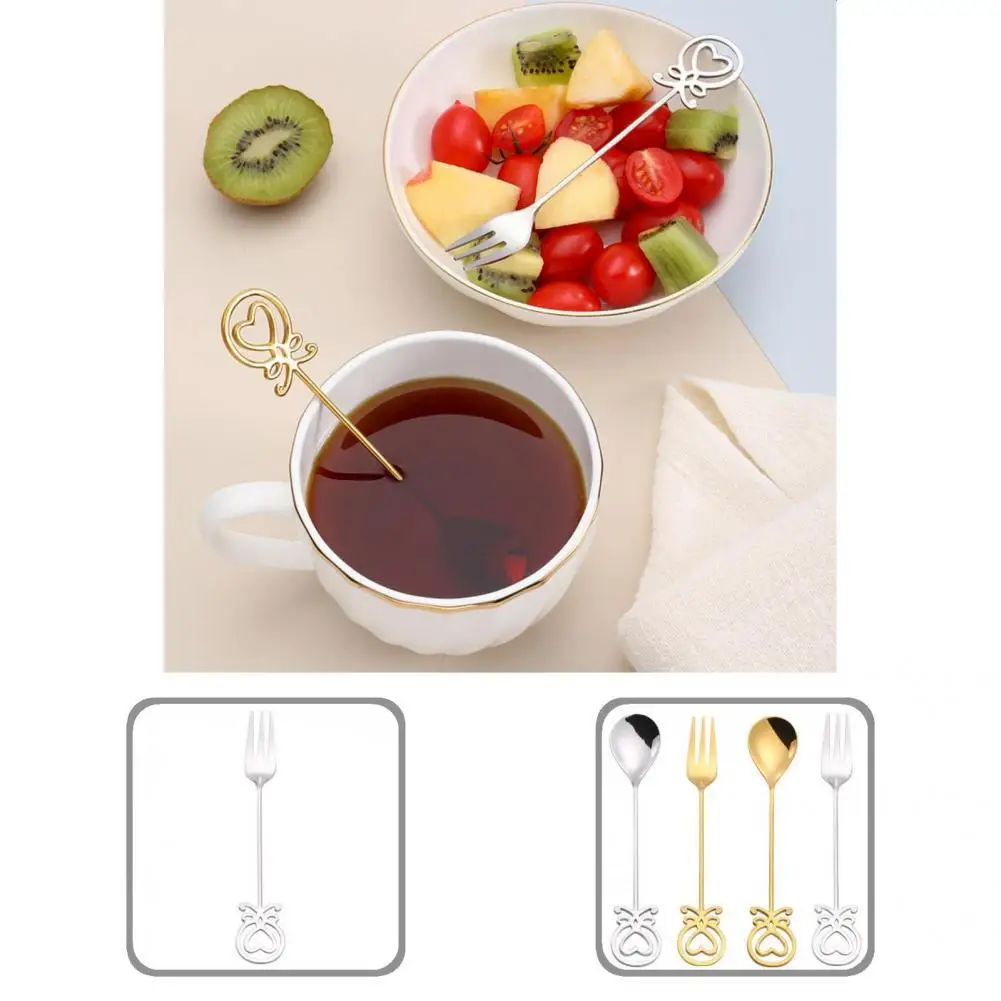 

Mixing Spoon Mirror Polishing Durable Easy to Clean Demitasse Espresso Appetizer Coffee Spoon