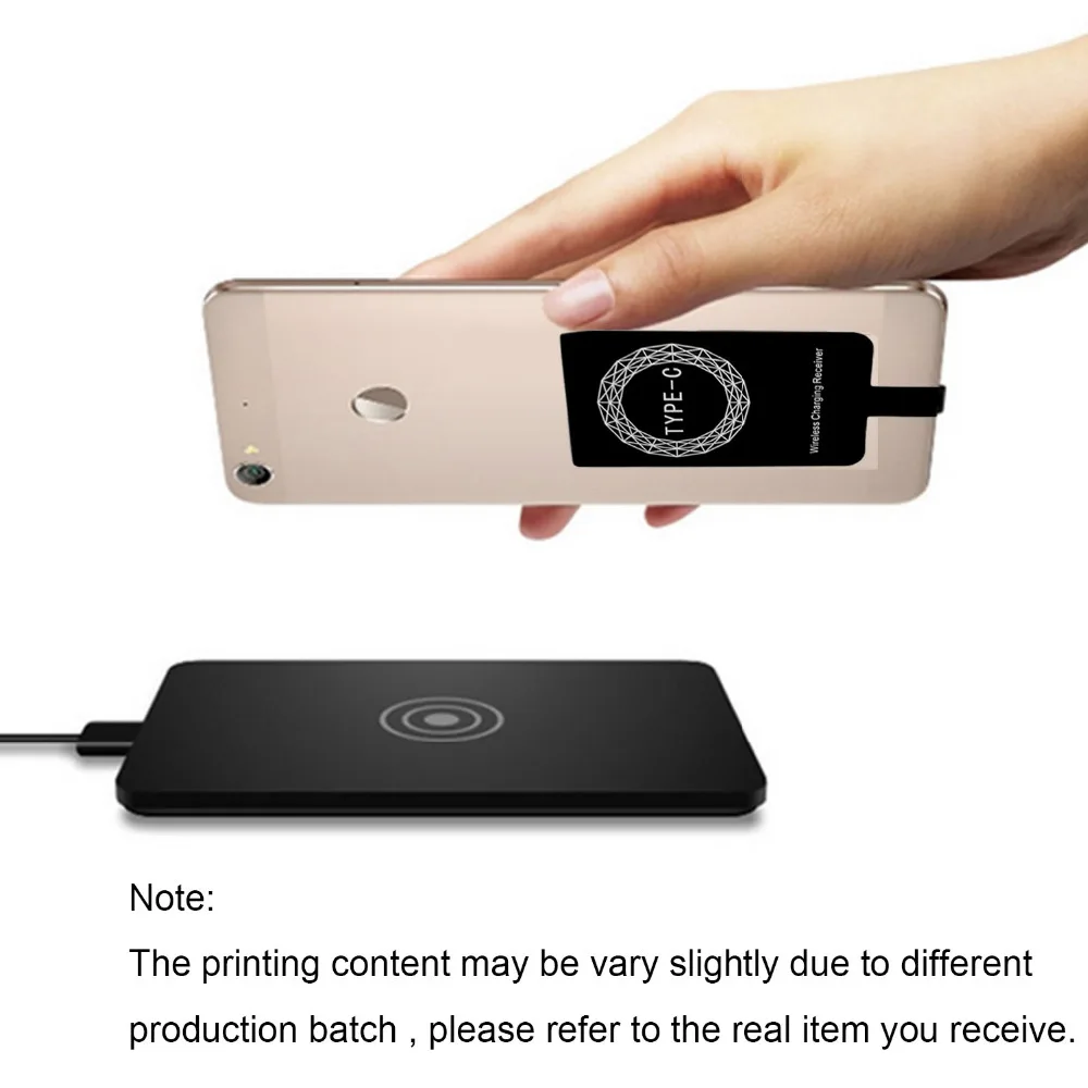 Besegad ультратонкий QI беспроводной приемник зарядного устройства для Huawei P9 Nexus 6P HTC