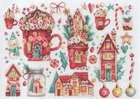zz835homefun cross stitch kit package greeting needlework counted cross stitching kits new style counted cross stich painting