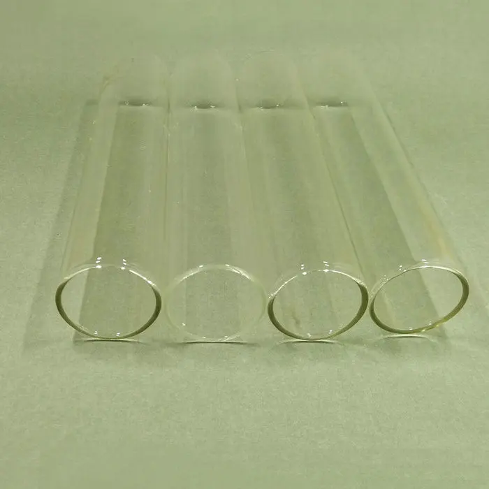 

20Pcs Clear Glass Test Tube DIA 20/22/25/30mm Long 90/100/120/150/200mm Flat Bottom Test Tube With Cork