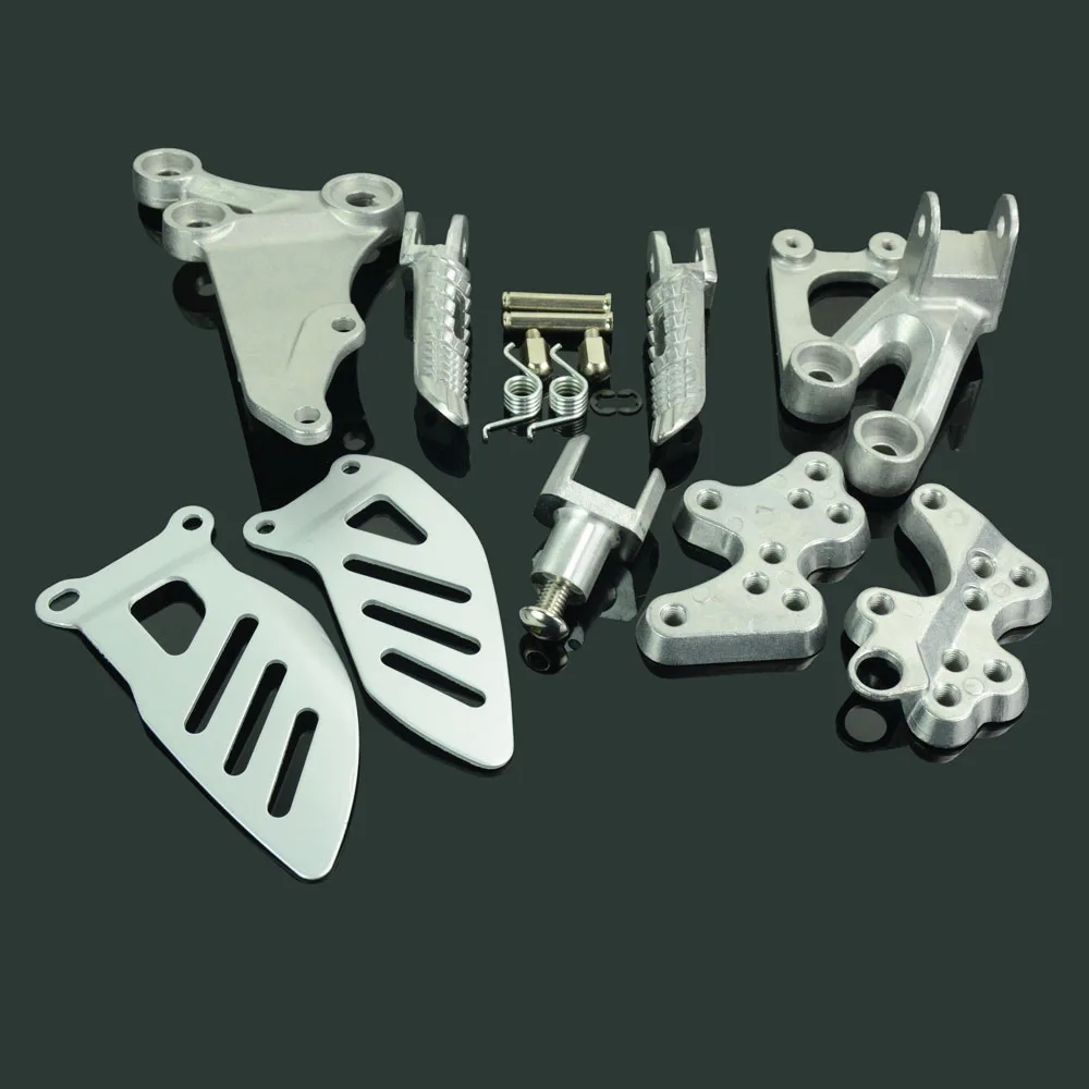 

Мотоциклетная Передняя подножка мотоциклиста подножка лежит педали и кронштейны крепление для SUZUKI GSXR GSXR600 GSXR750 2006 2007 2008 2009 2010