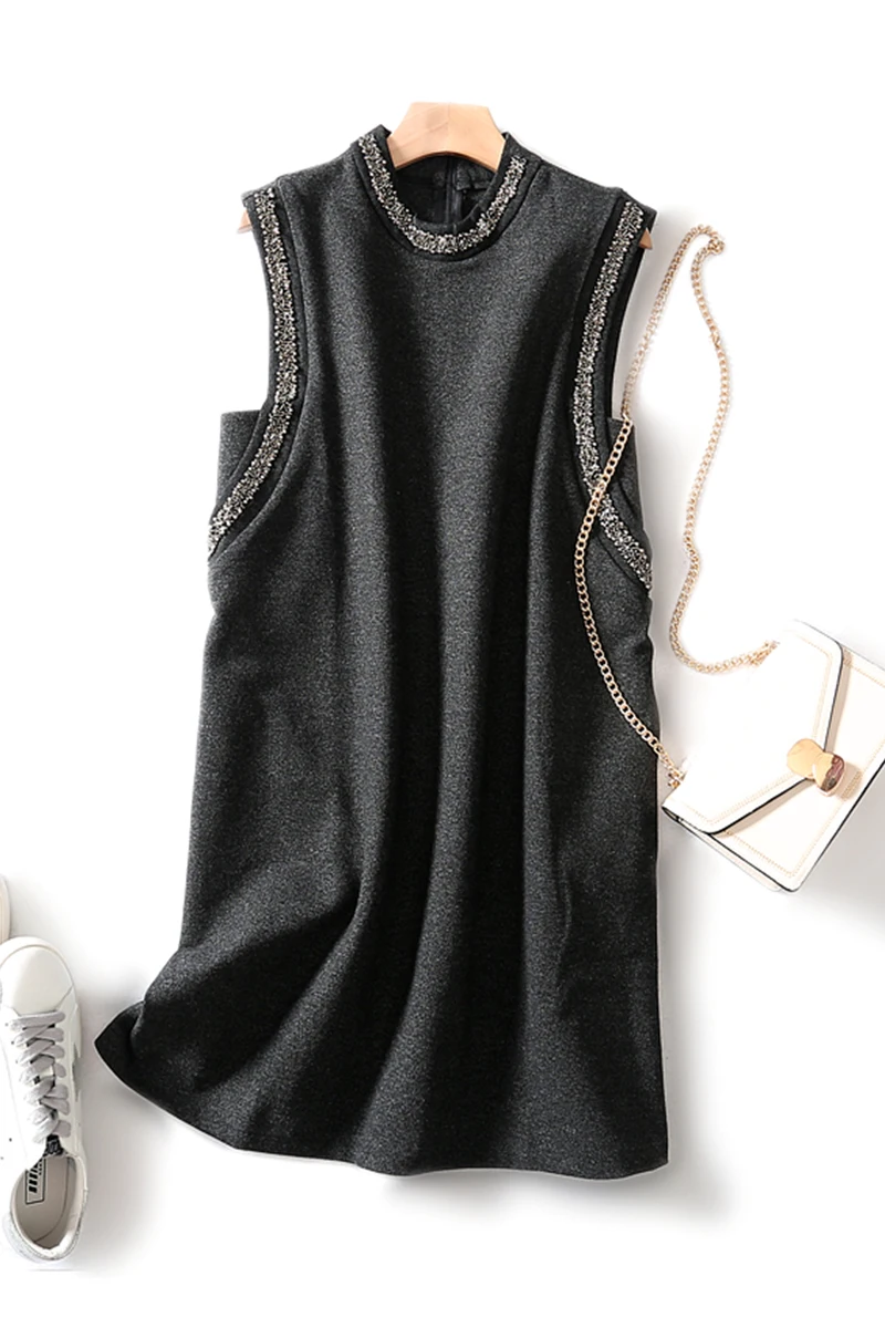 Женские 2019 Осенние Зимние Модные Повседневные Элегантные Короткие мини платья