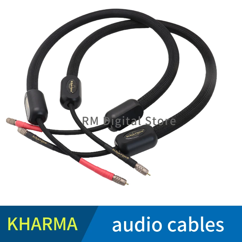 1 пара аудиокабеля hifi кабель для колонок с разъемом RCA | Электроника