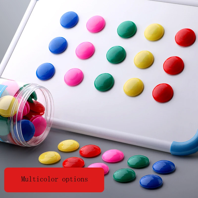 

5pcs/lot Colorful Plastic Fridge Magnets Whiteboard Sticker Refrigerator Magnets For Kids kitchen Gadgets Home Decor Decoration