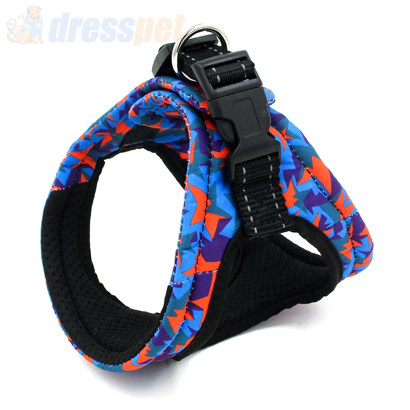 Dog Harness Vest For Small Medium Dogs Explosion Proof Strong Polyester No Pull Puppy Chihuahua Walking Harnesses | Дом и сад