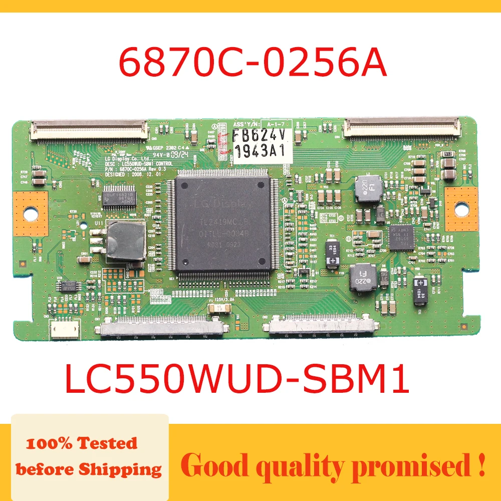 

6870C-0256A LC550WUD-SBM1 CONTROL T-CON Board 6870C0256A LC550WUDSBM1 logic board t con board 6870c lg lcd tv t con board