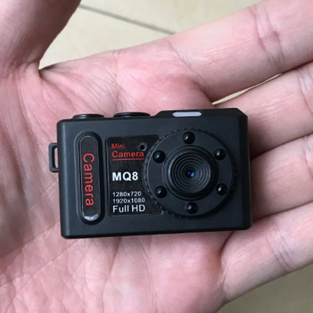 MQ8 HD 1080P Мини камера инфракрасного ночного видения портативный маленький мини-видеорегистратор Цифровой видеорегистратор