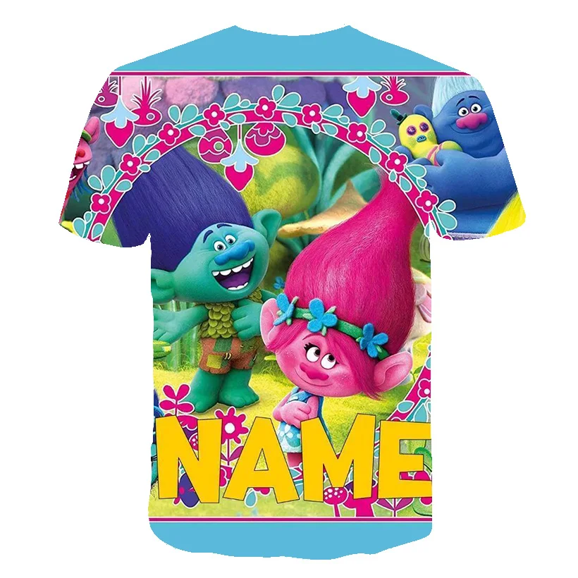 

2021 Summer Fashion Colorful Kids Cartoon t shirt Boys t-shirt Casual Street Elves Tshirt Girls Children's Clothing Tops 4T-14T