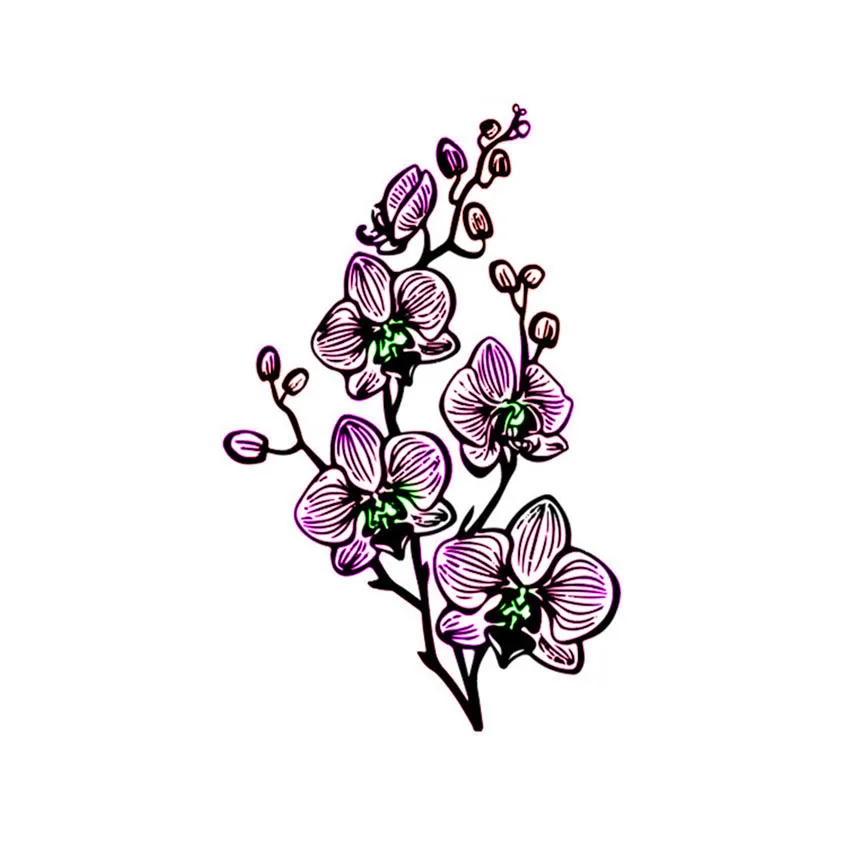 Прозрачные штампы Резиновые Марки Phalaenopsis для скрапбукинга DIY альбом творчества